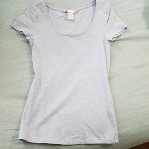 💙2/$10 H&M light blue tee